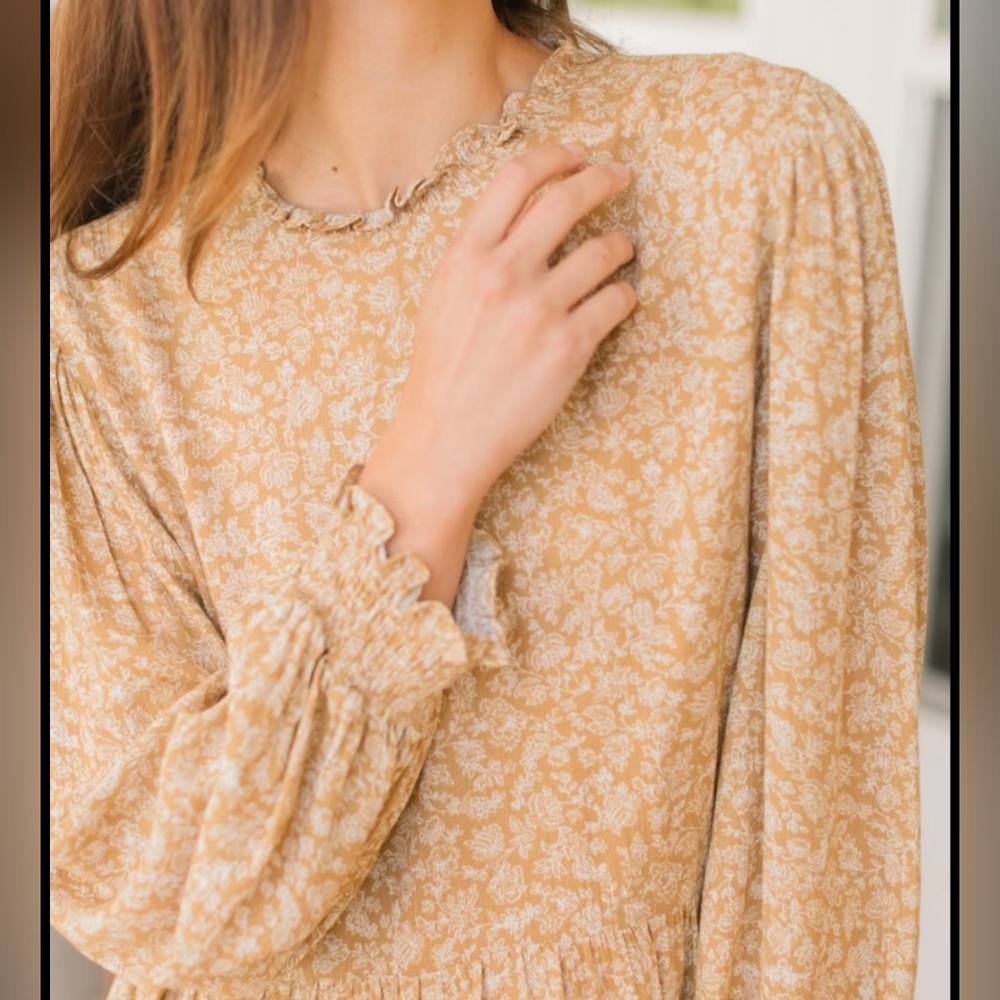 Neuflora Juliet Floral Long Sleeve Dress - Picture 2 of 12